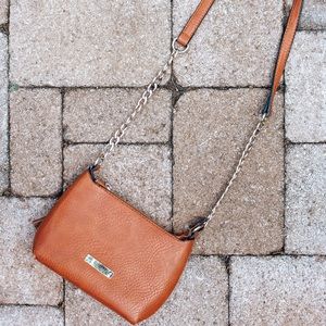 Faux leather crossbody